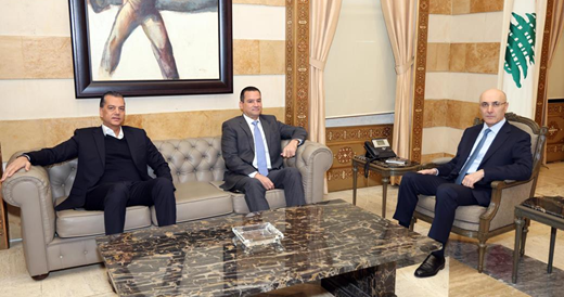 وزير الداخلية استقبل الصايغ والمندوب العام للجمعية الدولية لرؤساء البلديات الفرنكوفونيين