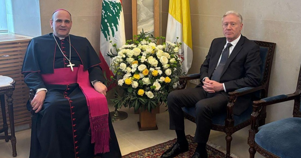 رجّي معزيا بالبابا: ليكن لبنان دائما في صلواته