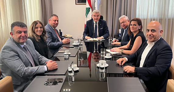 وزير الصناعة عرض مع تجمع الشركات اللبنانية الأوضاع الإقتصادية وتحسين ظروف الأعمال والإستثمار