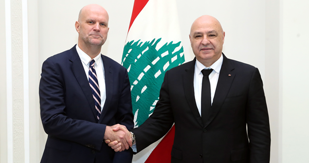 رئيس الجمهورية استقبل مدير المفوضية العليا لشؤون اللاجئين التابعة للأمم المتحدة مودعا