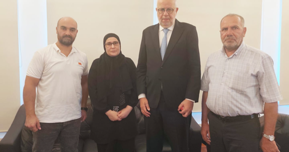 وزير العدل يستقبل وفدا من لجنة متابعة تفجير التليل