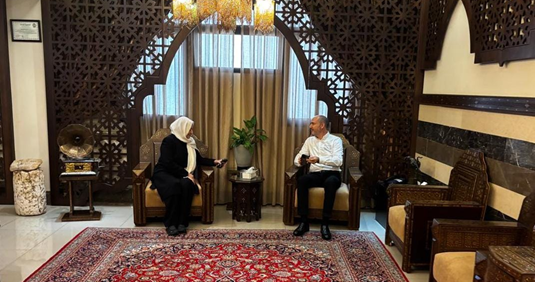 بهية الحريري عرضت مع محافظ الجنوب للاوضاع وشؤون حياتية وخدماتية
