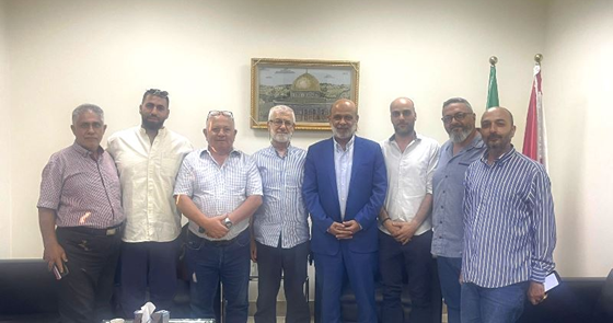 حمود إستقبل وفد الهيئة الإدارية الجديدة لرابطة مخاتير صيدا