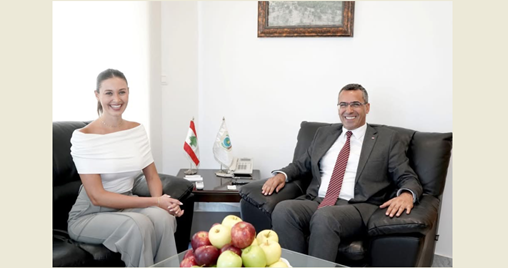 وزير الزراعة استقبل ملكة جمال لبنان ندى كوسا: شراكة ملهمة من أجل الزراعة المستدامة وحماية البيئة