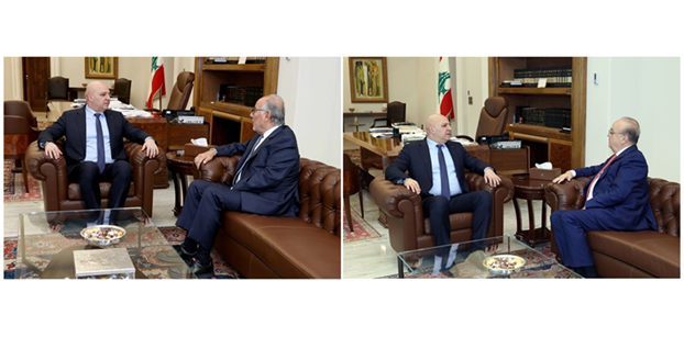 الرئيس عون عرض مع الحلبي شؤونا وطنية وزيارة البابا لاون المرتقبة وهاب : الرئاسة والجيش خط أحمر ليبقى لبنان