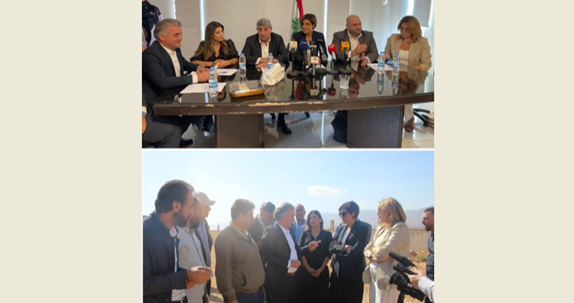 الزين زارت قضاء الهرمل: الوزارة تواجه تحديات بيئية في المنطقة وتوصيات ستصدر لمعالجتها