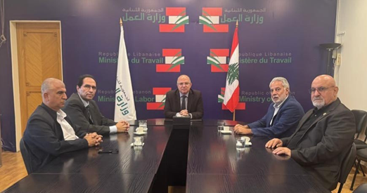 نقابة أصحاب محطات المحروقات تابعت مع وزير العمل ملفات مطروحة سابقا البركس : لإنتهاز الفرصة وتسوية اوضاع العمال الاجانب تفاديا للمخالفة القانونية