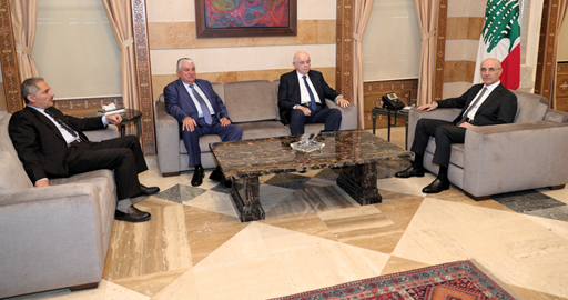 وزير الداخلية استقبل المدير العام لـ"ليبان بوست" ووفدا أمميا وعرض مع محافظ بعلبك الأوضاع الإنمائية