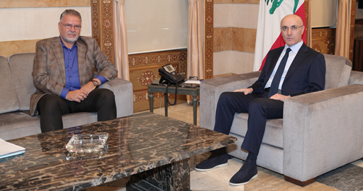 الحجار استقبل فياض وخريش