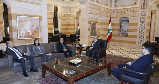 سلام استقبل شهيب وعبد الله ووفدي البنك الدولي والجامعة الثقافية