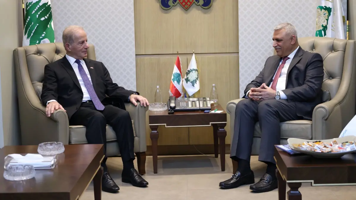 اللواء شقير عرض مع سلوتكن والسفير الاميركي التطورات في لبنان والمنطقة