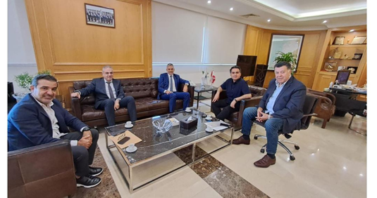 حمية استقبل نقيبي المهندسين في بيروت والشمال وتناول معهما تسهيل الإجراءات الإدارية للاستحصال على رخص البناء