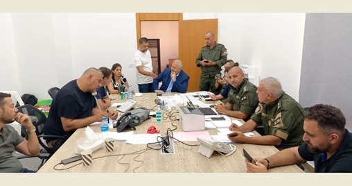 غرفة إدارة الكوارث والأزمات في محافظة بيروت: تأمين 55 ألف نازح في 169 مركز إيواء حتى تاريخه