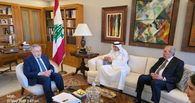 السنيورة استقبل وفد الصندوق العربي واطلع منه على المشاريع الممولة في صيدا