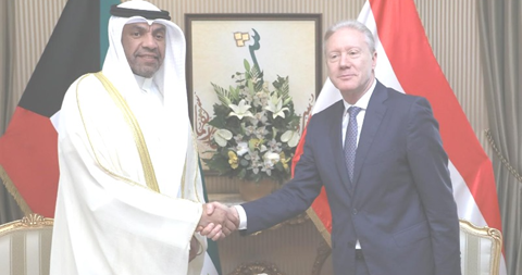 رجي التقى نظيره الكويتي ودعا الكويتيين الى العودة الى لبنان للسياحة والاستثمار: لتفعيل اللجنة المشتركة
