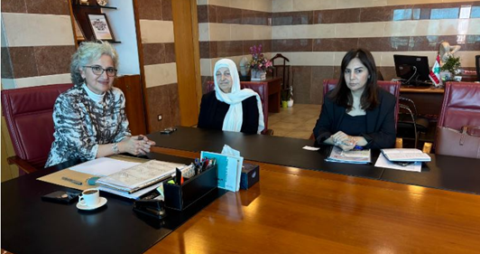 وزيرة التربية عرضت مع الحريري موضوع التشبيك بين المدارس الرسمية والخاصة واستقبلت رئيس جامعة بيروت العربية