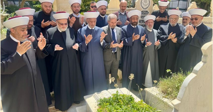 المفتي دريان زار مع وفد ضريح الشهيد المفتي خالد : على الوعد والعهد وأين هم الآن أولئك الذين ارتكبوا جريمة اغتياله المنكرة ؟
