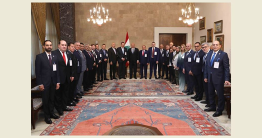 الرئيس عون اطلع من وزير الاتصالات على خطة عمله والتقى وفد جمعية الصداقة المصرية-اللبنانية لرجال الاعمال ومدير ستارلينك: هدفي استكمال الخطوات الاساسية لإعادة بناء الدولة