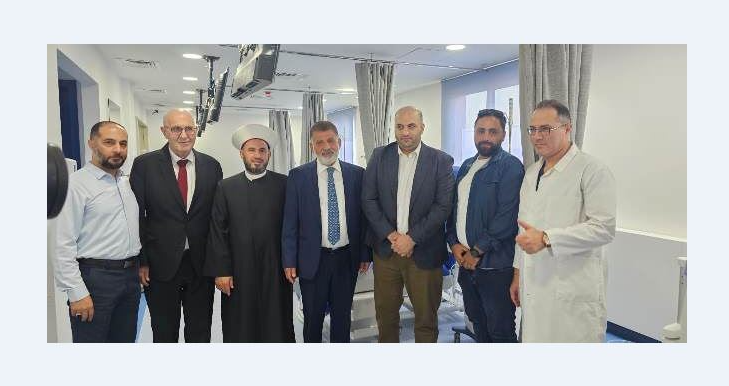 ناصرالدين جال في مركز سلوم الطبي ونوه بمستواه المتقدم