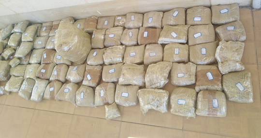الجيش يواصل ملاحقة المتورطين في الاتجار بالمخدرات ويضبط كمية كبيرة منها