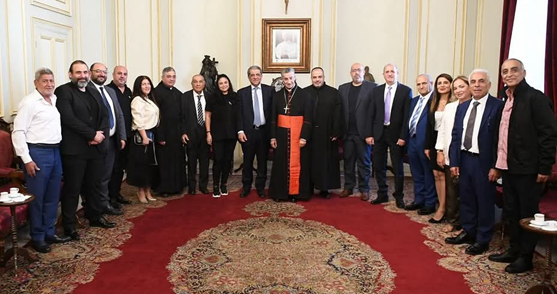 الراعي التقى وفدا من زوق مصبح وأثنى على "الجهود المبذولة في سبيل إنماء البلدة وتعزيز رسالتها الكنسية"