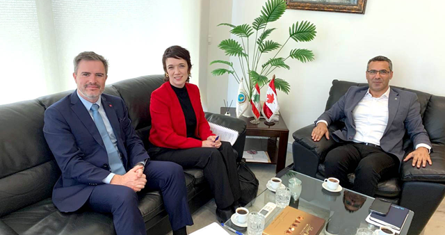 هاني التقى السفير الكندي: الشراكة مع كندا نموذج لتعزيز التنمية الزراعية المستدامة ولخدمة المجتمعات المحلية