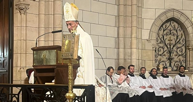 الراعي في قداس عيد الفصح: الاعتداءات والحروب أمر مرفوض ولا يحمي لبنان الا الدولة